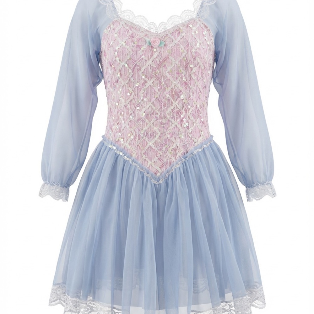 Vintage Barbie Swan Lake Coquette Dance Dress.